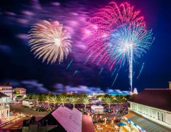 Seaside Florida fireworks display