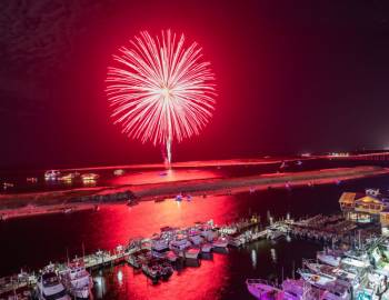 Destin Harbor fireworks