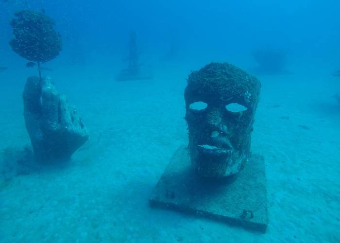 Underwater Museum of Art sculptures