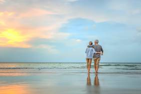 Snowbird winter residents in Panama City Beach, Florida