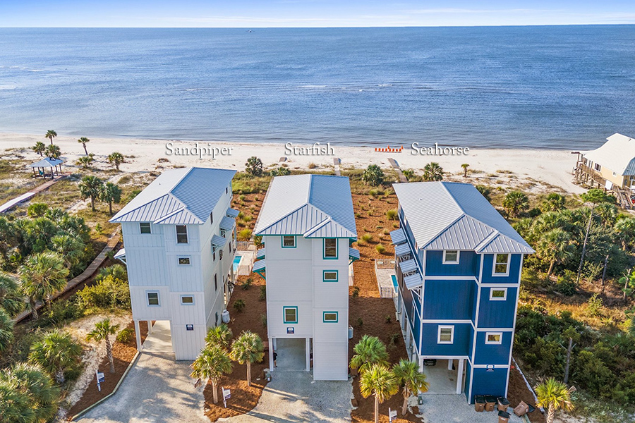 Cape San Blas beachfront homes for weddings