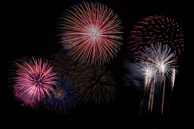 July 4 fireworks Panama City Beach Florida