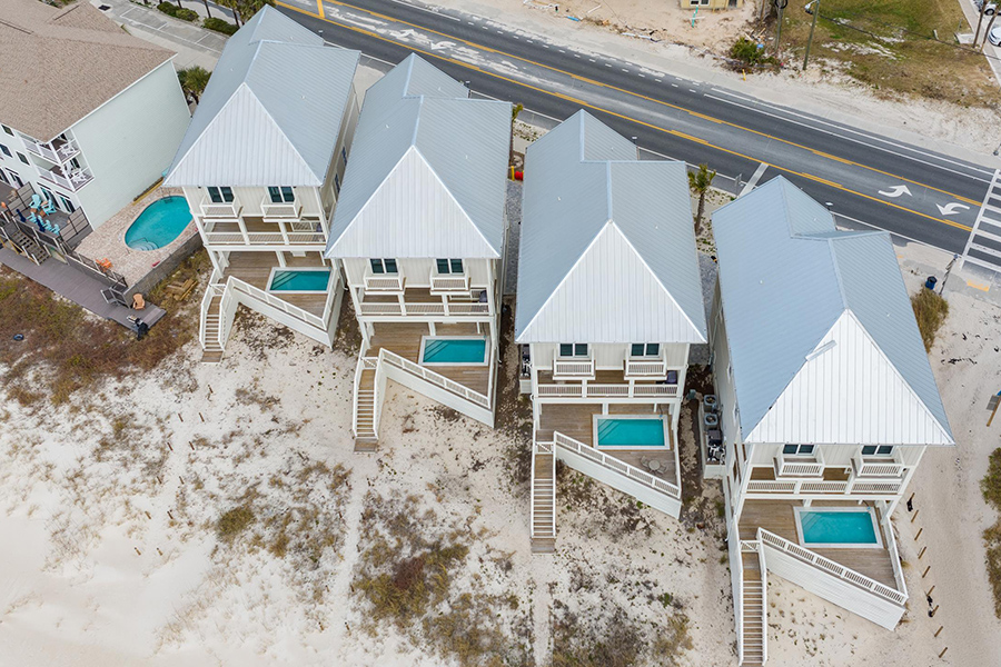 Beachfront weddings in PCB in a private home