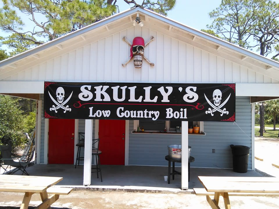 Skully's Raw Bar in Cape San Blas FL